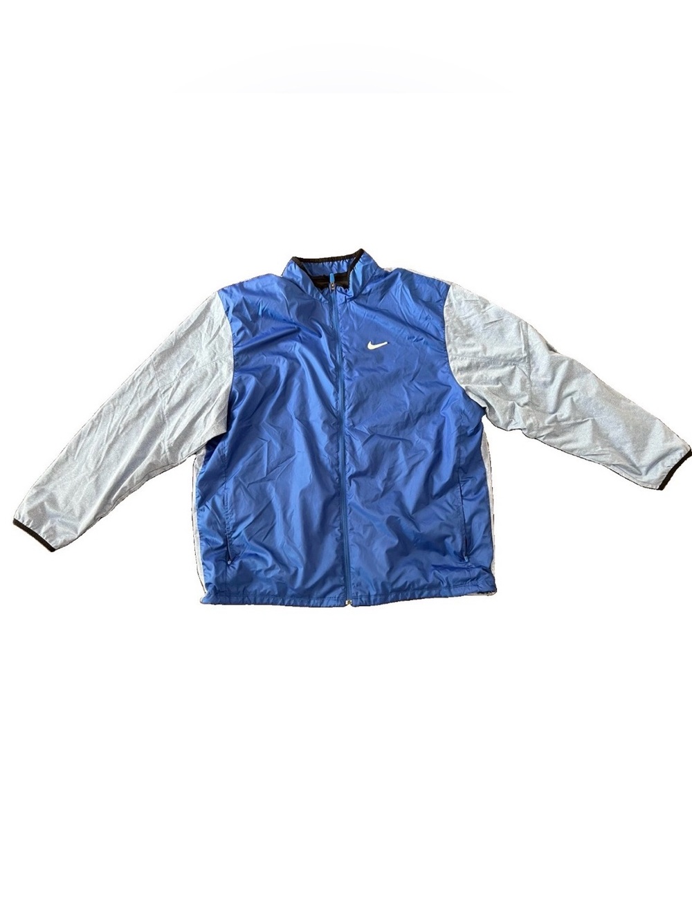 Nike Shield Windproof Full Zip Up Golf Jacket Mens Size 2XL Blue 726401-480
